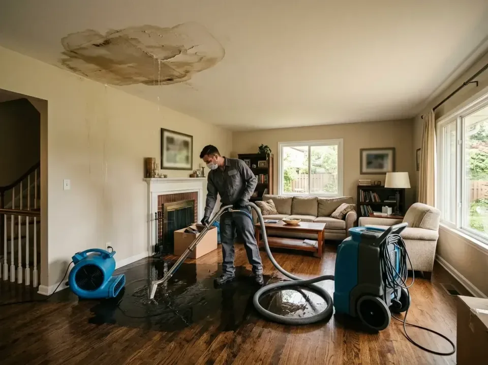 attic-pipe-burst-ceiling-drip-008 — frequently asked questions, Water Damage Restoration & Carpet Care in West Point, MS